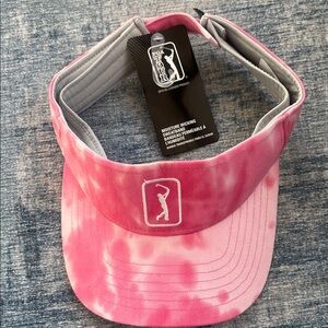 PGA Tour Pink Tie-Dye Visor